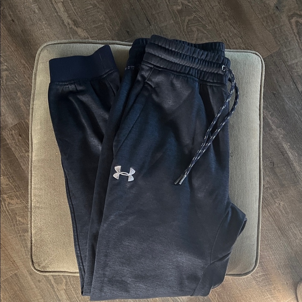 Under Armour Navy Joggers with Logo